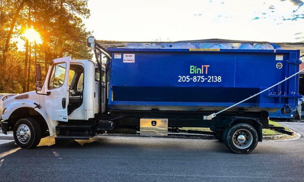 BinIt dumpster, Junk Removal Company in Birmingham AL, removal junk al, alabama junk removal,